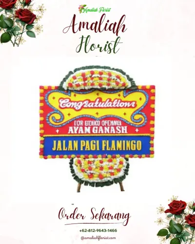 Bunga Papan Congratulation di Kupang Teba